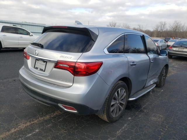 Photo 4 from auction – 2016 ACURA MDX TECHNO with VIN 5FRYD4H66GB024076