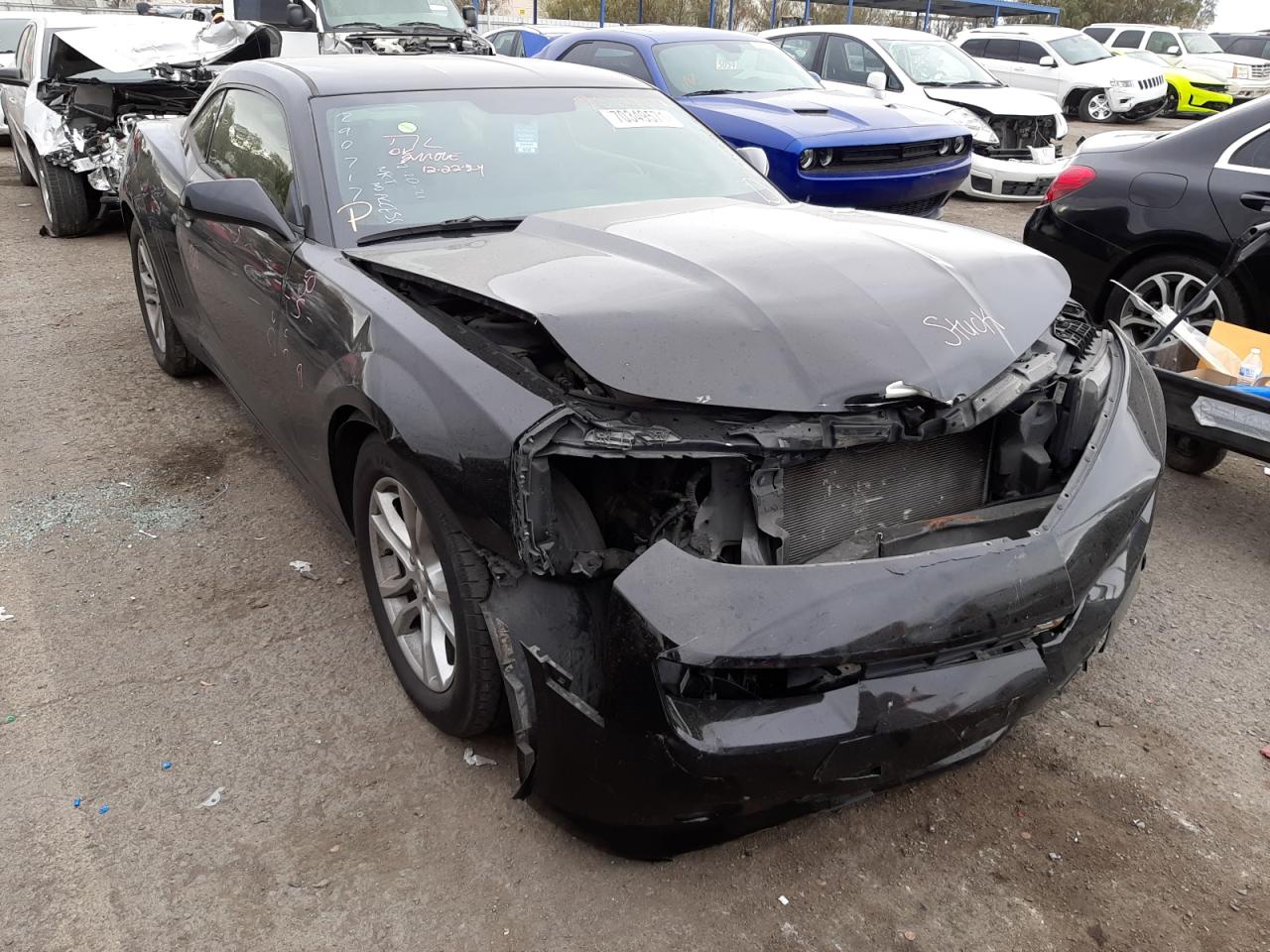 CHEVROLET CAMARO LS 2015 with VIN 2G1FB1E36F9290717 - Photo from auction