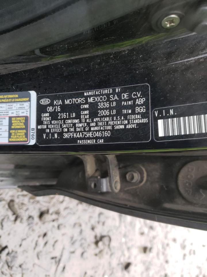 Photo 10 from auction – 2017 KIA FORTE LX with VIN 3KPFK4A75HE046160