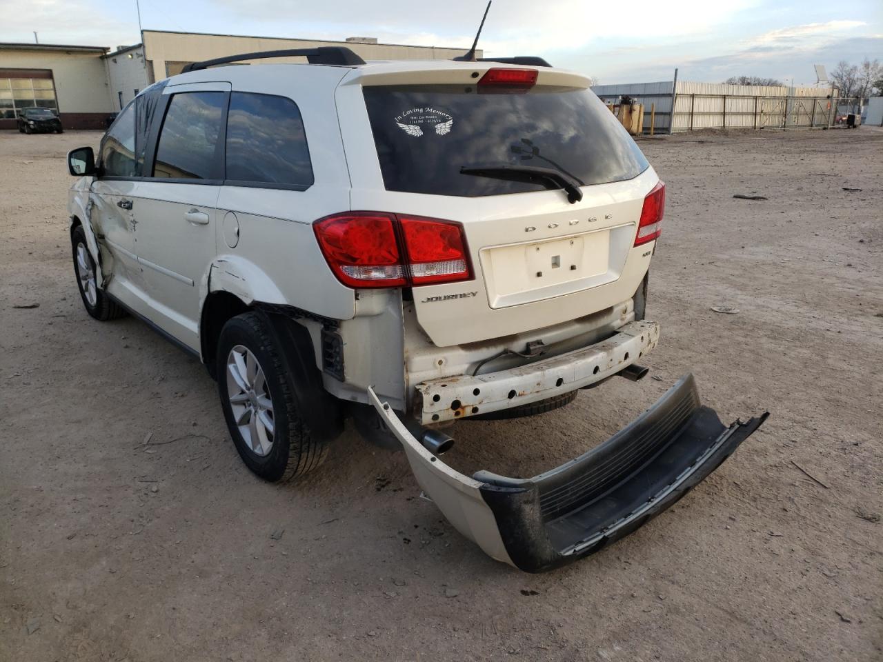 Photo 3 from auction – 2013 DODGE JOURNEY SX with VIN 3C4PDCBG0DT588389