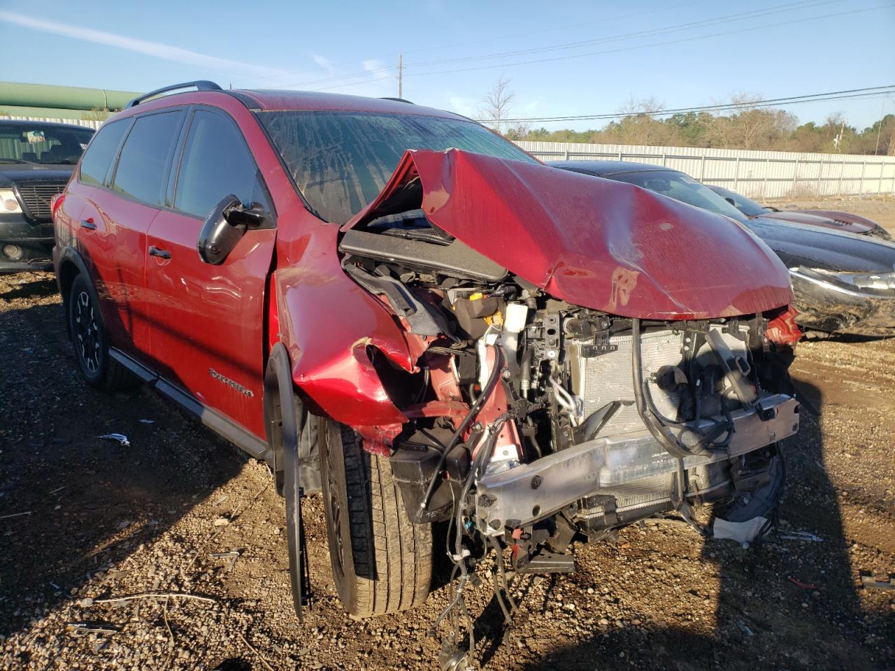 NISSAN PATHFINDER 2020 with VIN 5N1DR2CN5LC645087 - Photo from auction