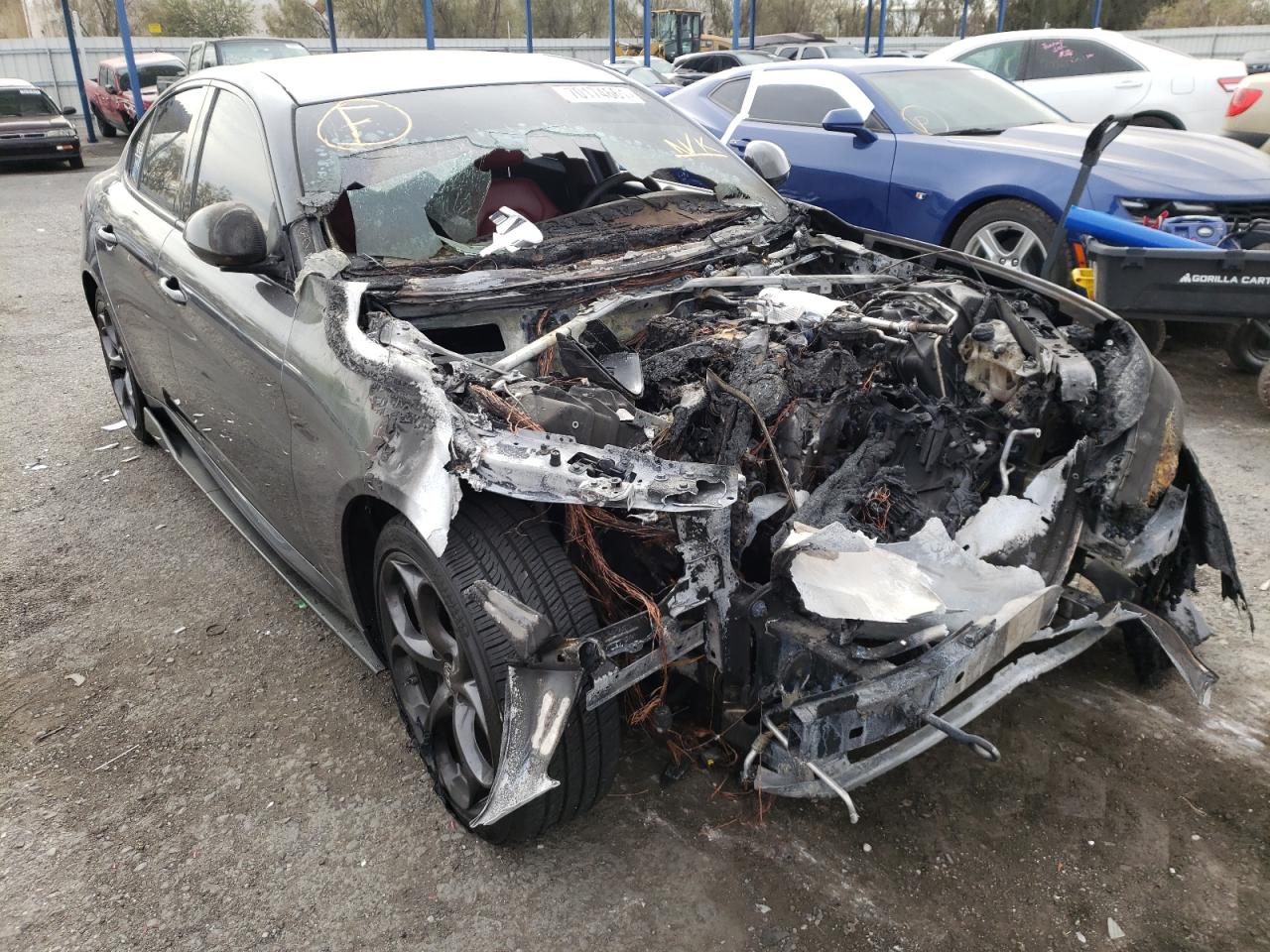 ALFA ROMEO GIULIA TI 2018 with VIN ZARFAECN4J7596594 - Photo from auction