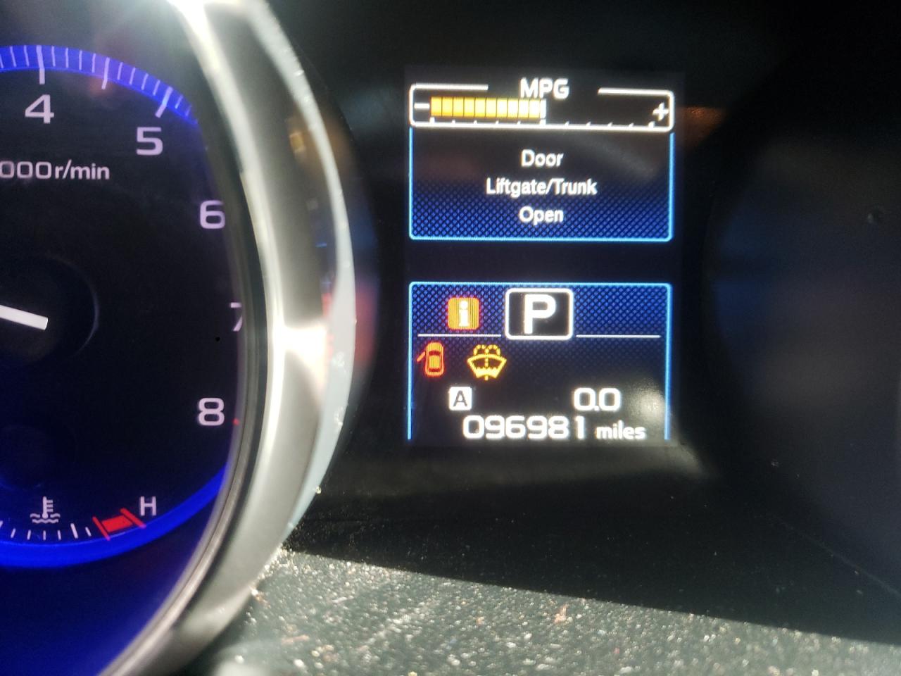 Photo 8 from auction – 2015 SUBARU LEGACY 3.6 with VIN 4S3BNEL68F3076242