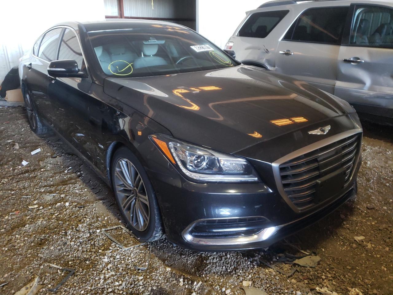 GENESIS G80 BASE 2018 with VIN KMHGN4JE6JU234585 - Photo from auction