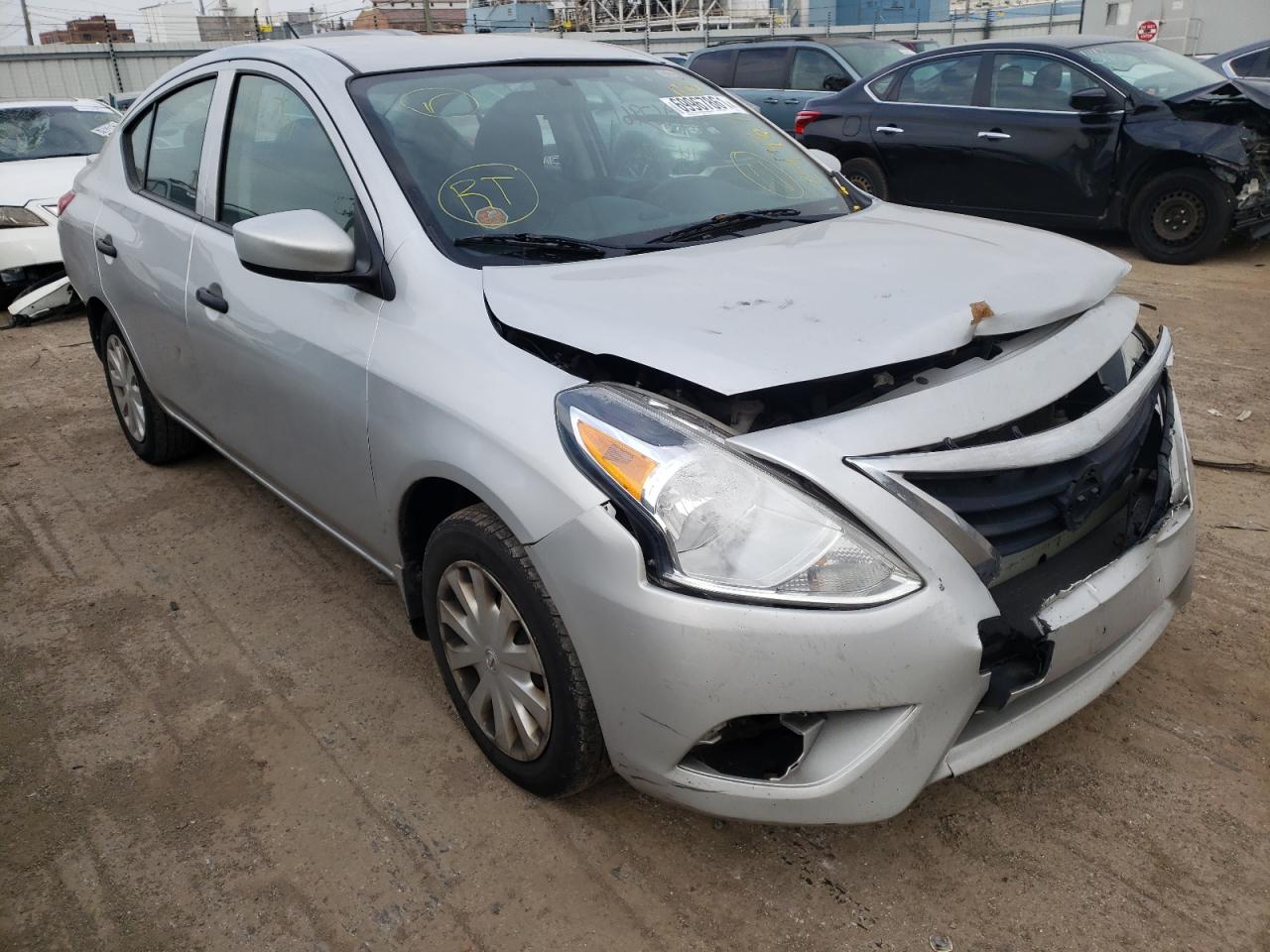 NISSAN VERSA S 2016 with VIN 3N1CN7AP2GL913720 - Photo from auction