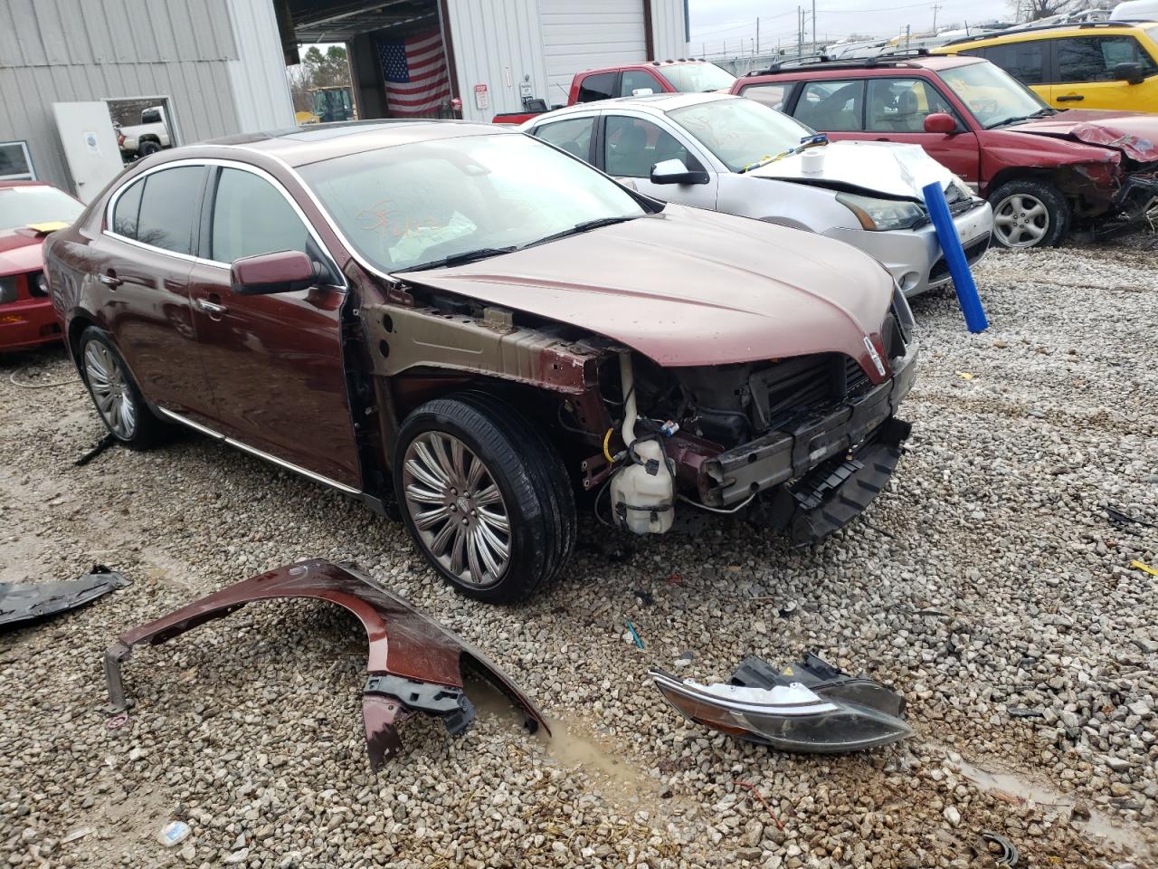 LINCOLN MKS 2015 with VIN 1LNHL9DK0FG600796 - Photo from auction