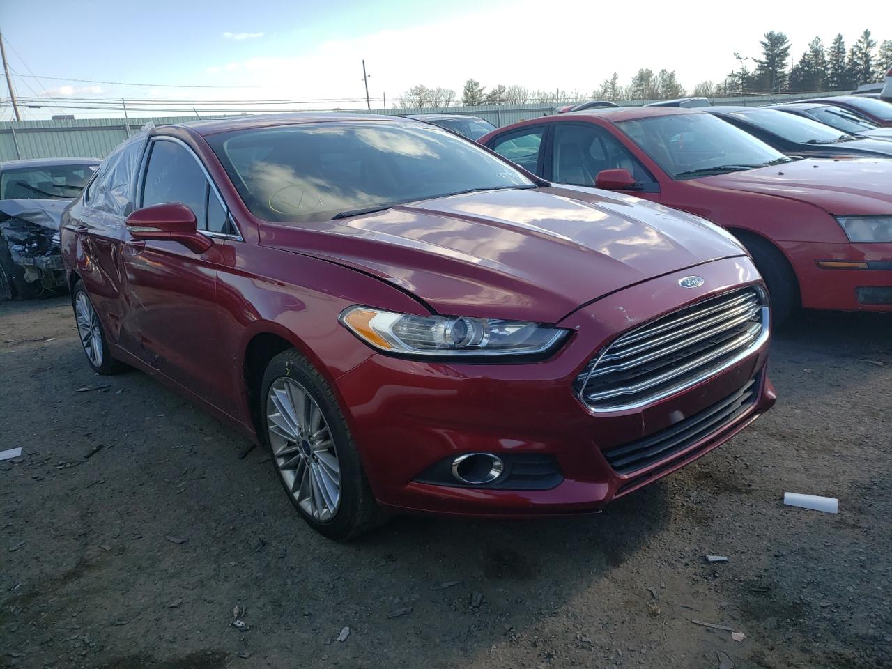 FORD FUSION SE 2016 with VIN 3FA6P0H92GR348584 - Photo from auction
