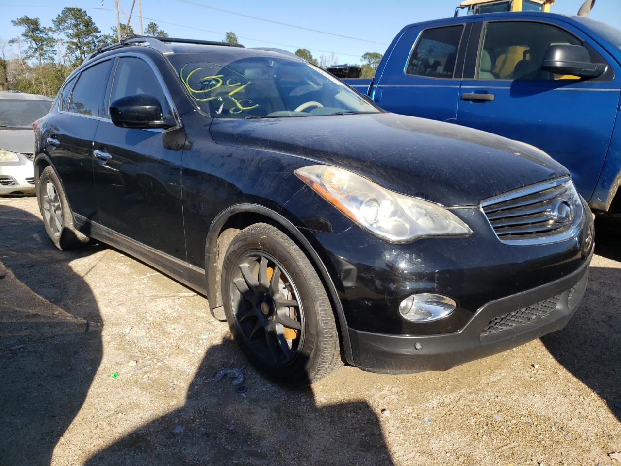 INFINITI EX35 BASE 2012 with VIN JN1AJ0HR7CM450152 - Photo from auction