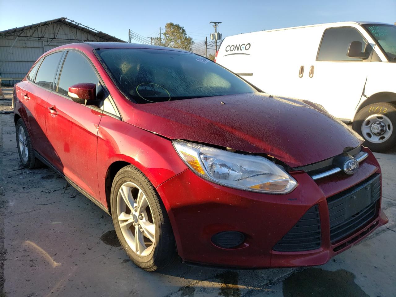 FORD FOCUS SE 2014 with VIN 1FADP3F20EL143601 - Photo from auction