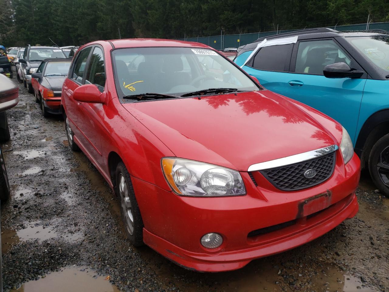 KIA SPECTRA5 2006 with VIN KNAFE161365284900 - Photo from auction
