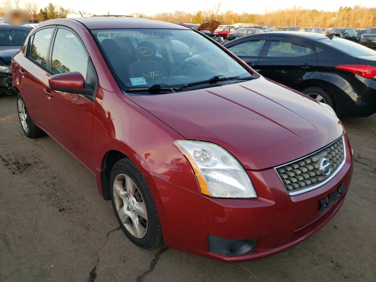 NISSAN SENTRA 2.0 2007 with VIN 3N1AB61E27L624958 - Photo from auction