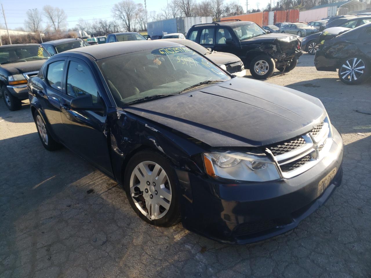 DODGE AVENGER SE 2014 с VIN 1C3CDZAB0EN173571 - Фото с аукциона