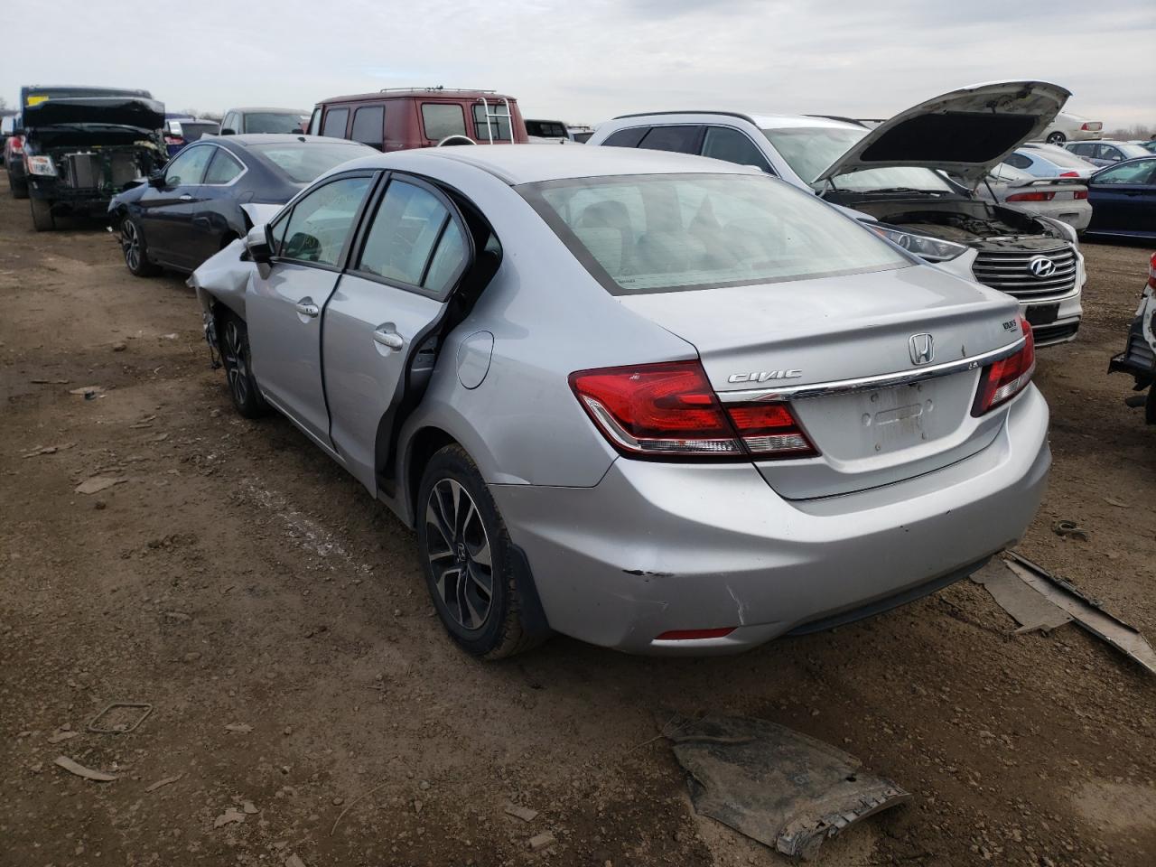 Photo 3 from auction – 2014 HONDA CIVIC EX with VIN 2HGFB2F85EH539523