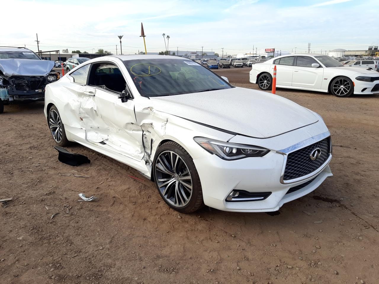 INFINITI Q60 BASE 2017 with VIN JN1CV7EK5HM110759 - Photo from auction