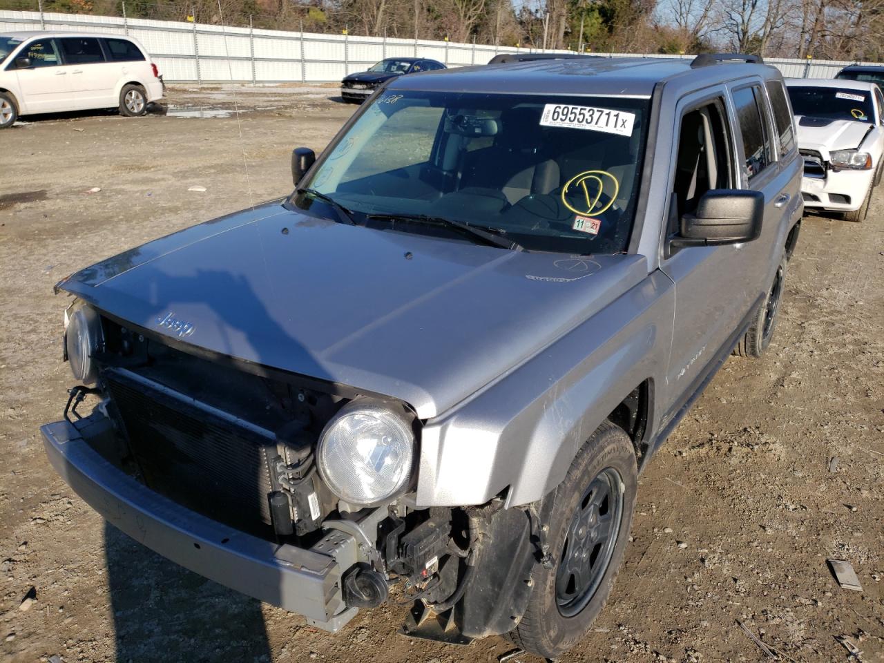 Photo 2 from auction – 2016 JEEP PATRIOT SP with VIN 1C4NJPBA3GD676138