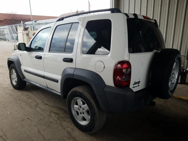 Photo 3 from auction – 2006 JEEP LIBERTY SP with VIN 1J4GL48K06W289321