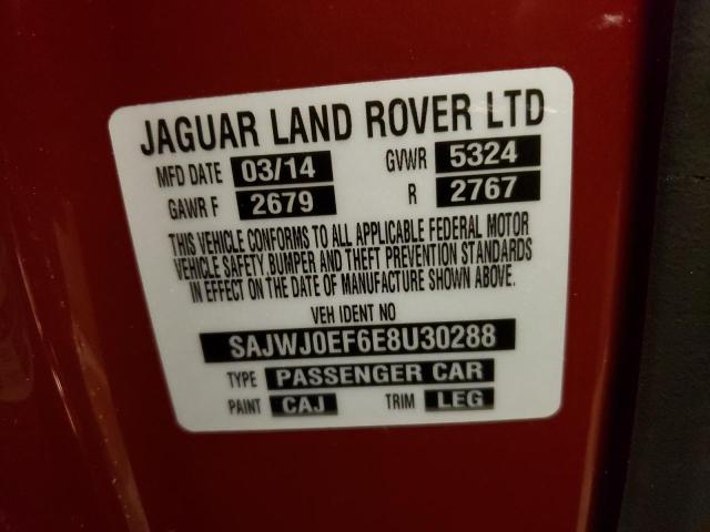 Photo 10 from auction – 2014 JAGUAR XF with VIN SAJWJ0EF6E8U30288