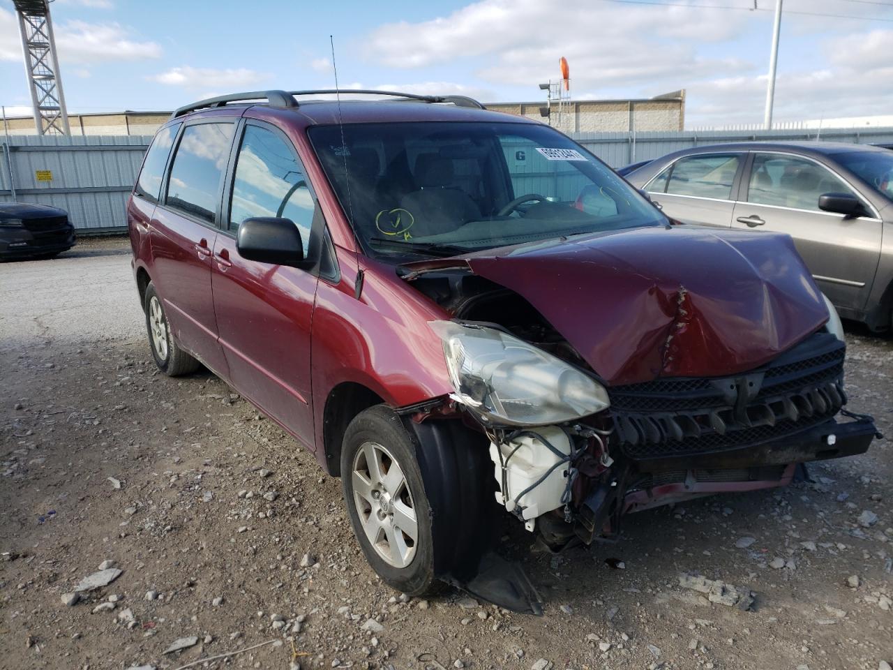 TOYOTA SIENNA CE 2005 with VIN 5TDZA23C75S387429 - Photo from auction