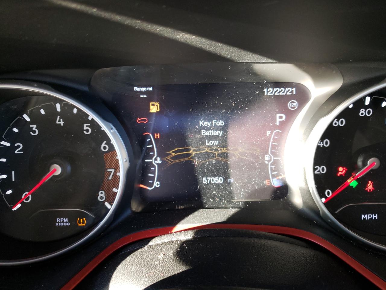 Photo 8 from auction – 2019 JEEP COMPASS TR with VIN 3C4NJDDB7KT618010