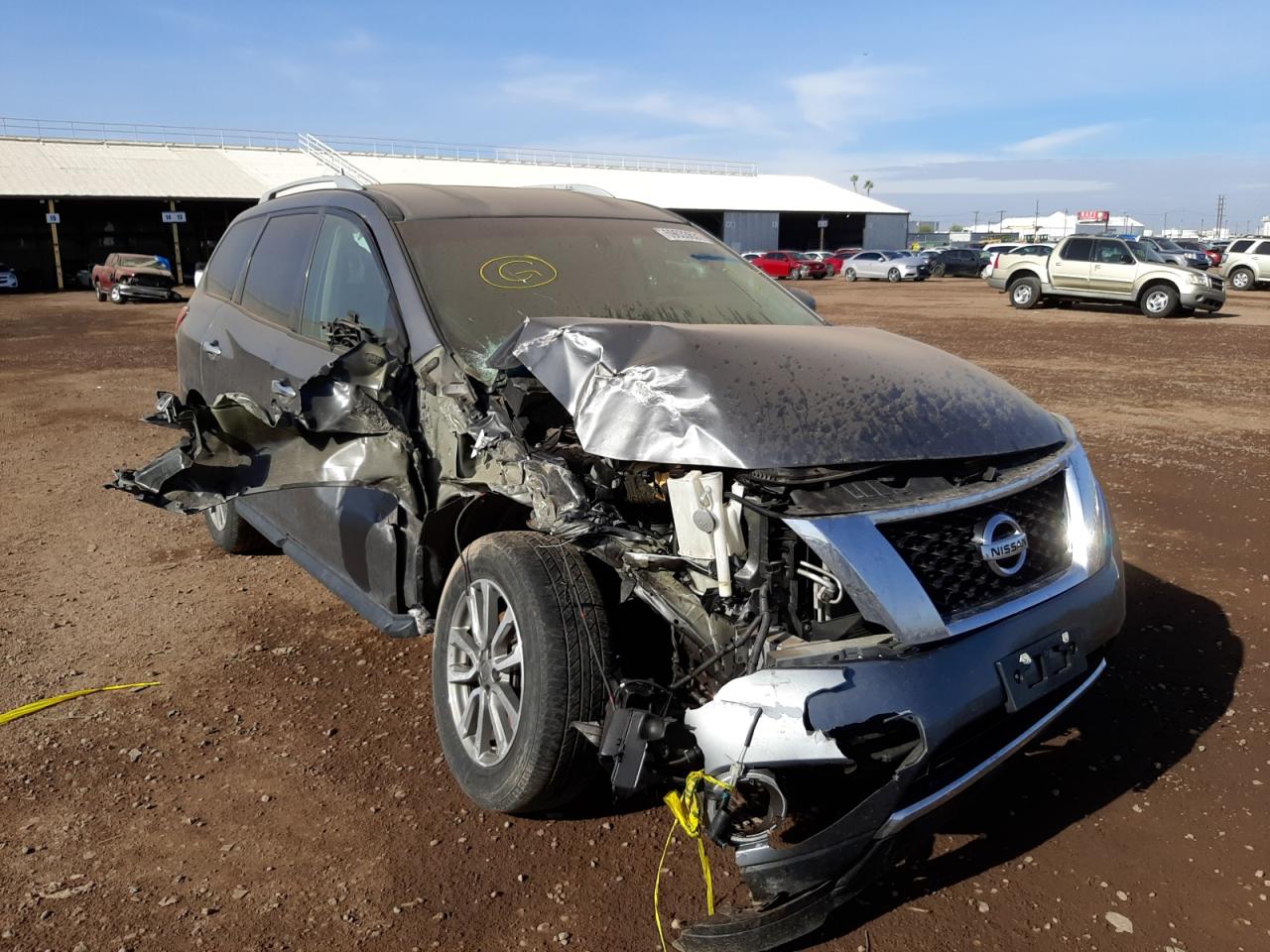 Photo 1 from auction – 2015 NISSAN PATHFINDER with VIN 5N1AR2MM8FC650121