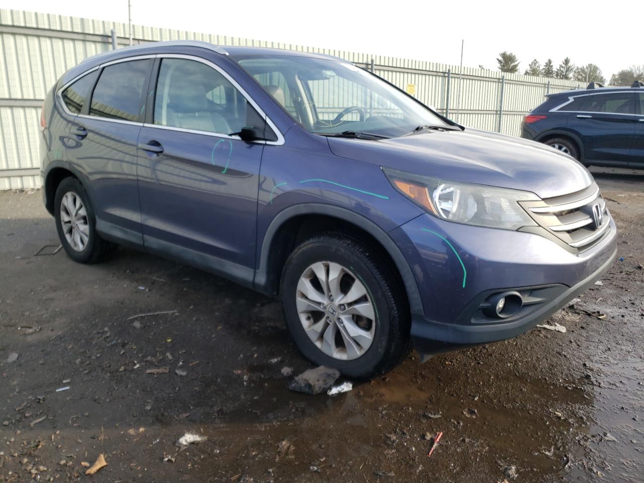 HONDA CR-V EXL 2014 with VIN 2HKRM4H73EH614281 - Photo from auction