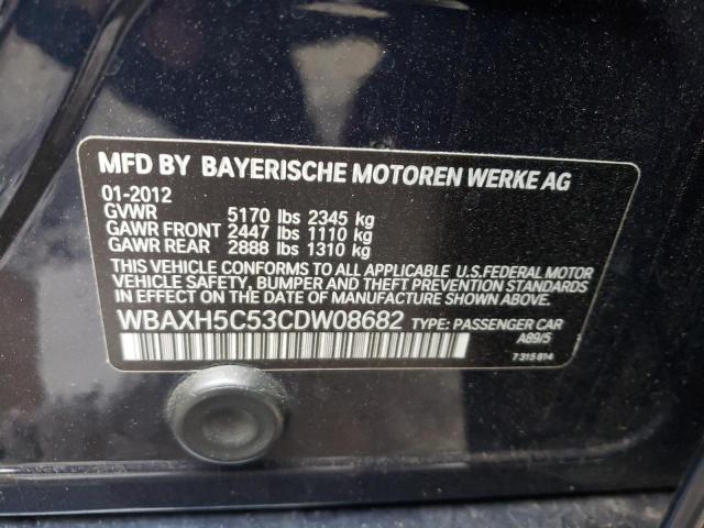 Photo 10 from auction – 2012 BMW 528 XI with VIN WBAXH5C53CDW08682