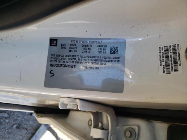 Photo 10 from auction – 2013 BUICK VERANO with VIN 1G4PS5SK9D4118241
