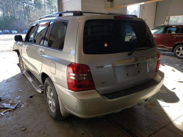 Photo 3 from auction – 2002 TOYOTA HIGHLANDER with VIN JTEGF21A520061293