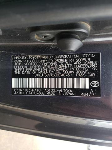 Photo 10 from auction – 2016 TOYOTA SCION TC with VIN JTKJF5C7XGJ014073
