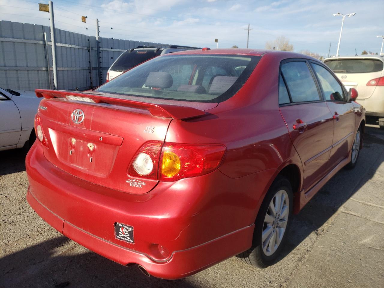 Photo 4 from auction – 2009 TOYOTA COROLLA with VIN 1NXBU40E69Z058261