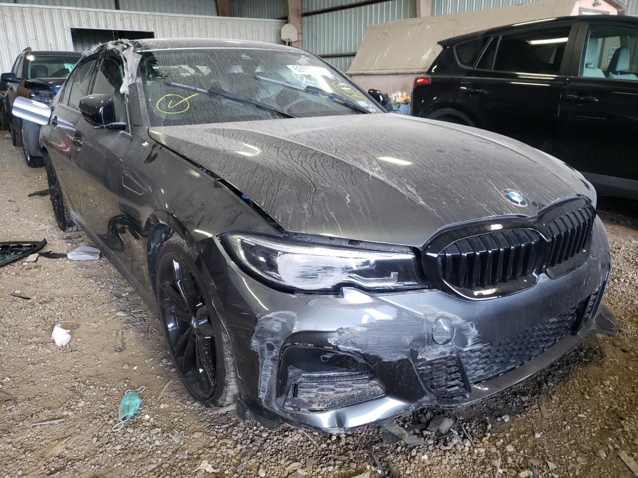 BMW 330I 2021 with VIN 3MW5R1J03M8B98467 - Photo from auction