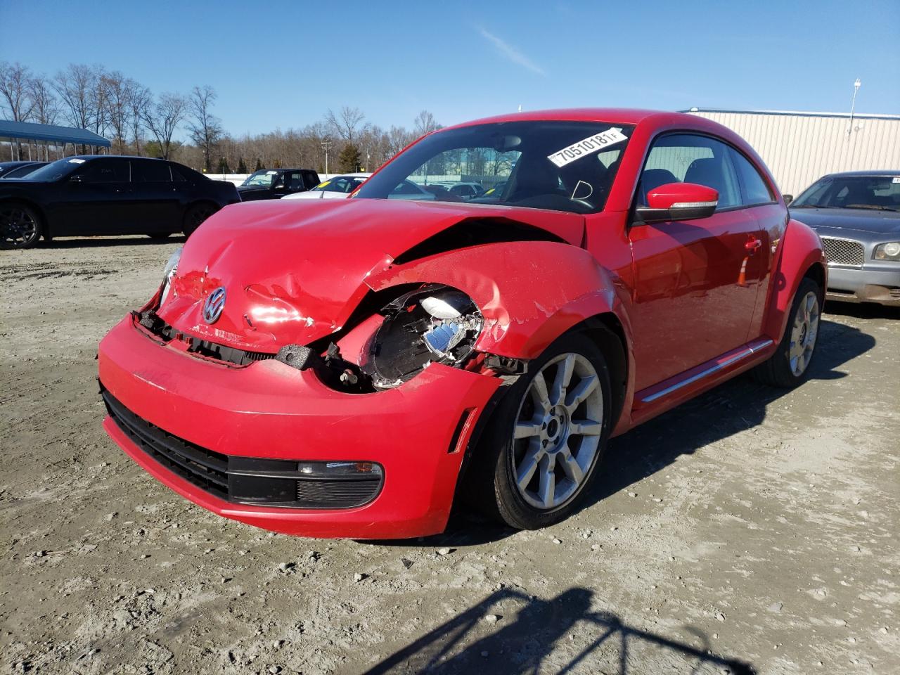 Photo 2 from auction – 2012 VOLKSWAGEN BEETLE with VIN 3VWJP7AT9CM602573