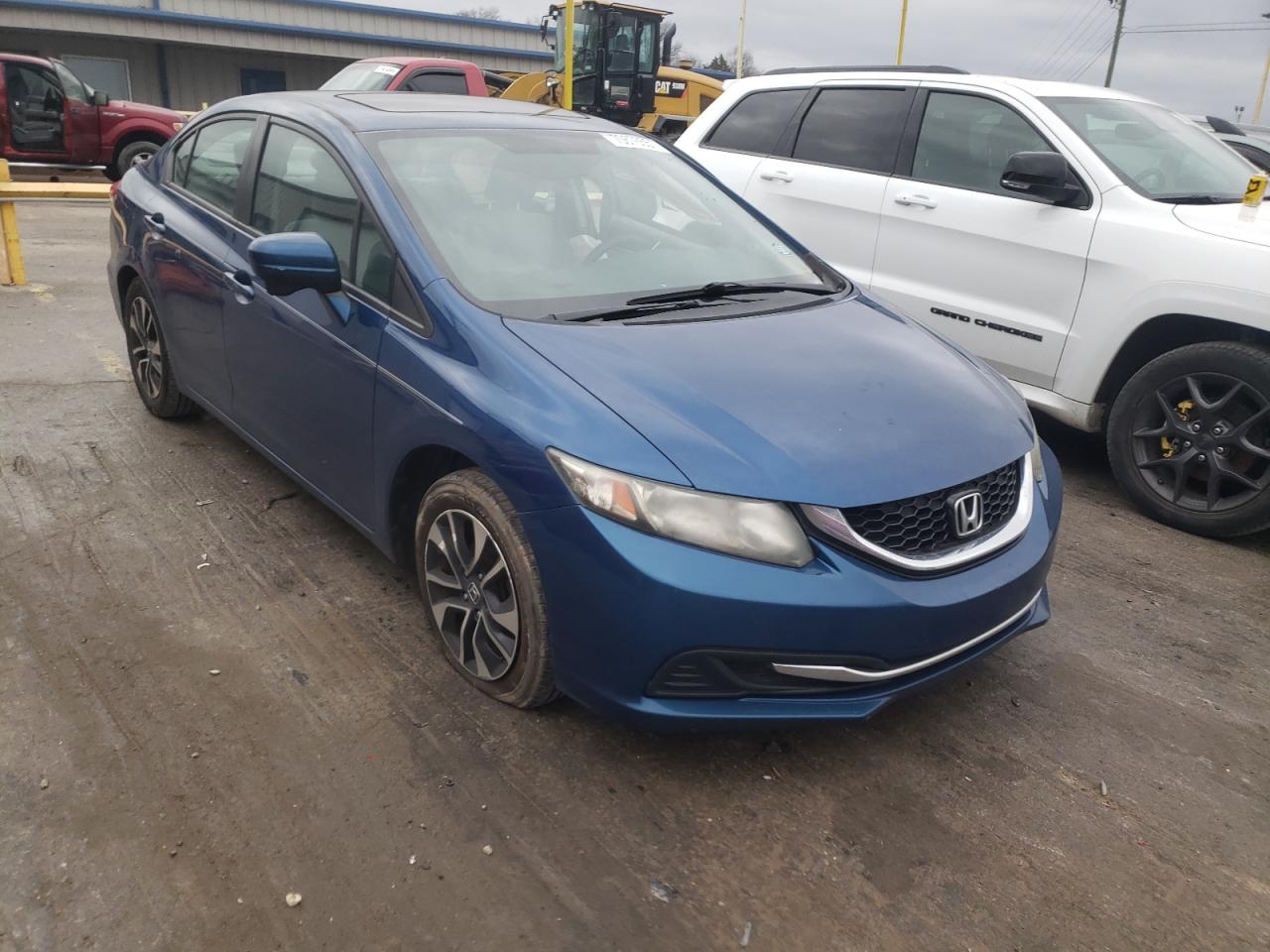 HONDA CIVIC EX 2014 with VIN 19XFB2F89EE037317 - Photo from auction