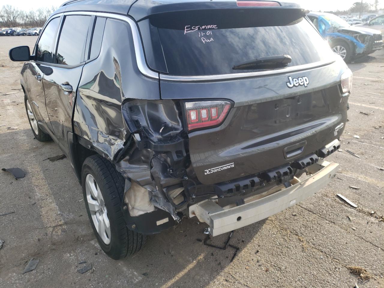 Photo 9 from auction – 2018 JEEP COMPASS LA with VIN 3C4NJCBB4JT268153