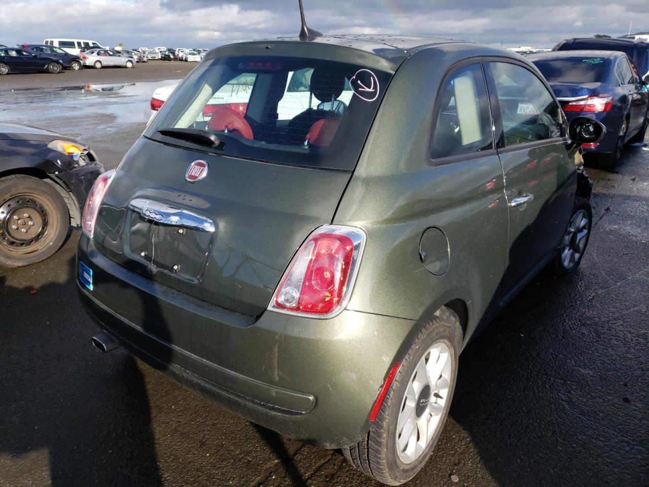 Photo 4 from auction – 2016 FIAT 500 EASY with VIN 3C3CFFKR9GT177027