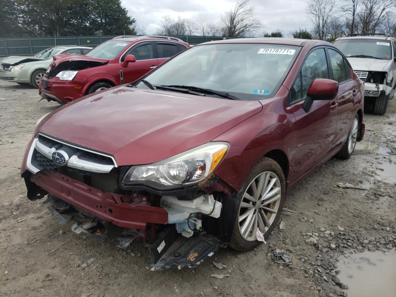 Photo 2 from auction – 2013 SUBARU IMPREZA PR with VIN JF1GJAD64DH021494