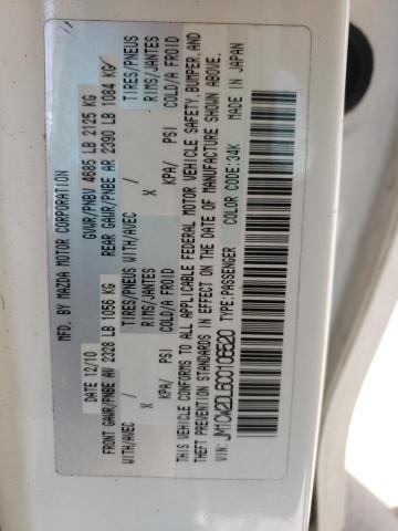 Photo 10 from auction – 2012 MAZDA 5 with VIN JM1CW2DL6C0106520