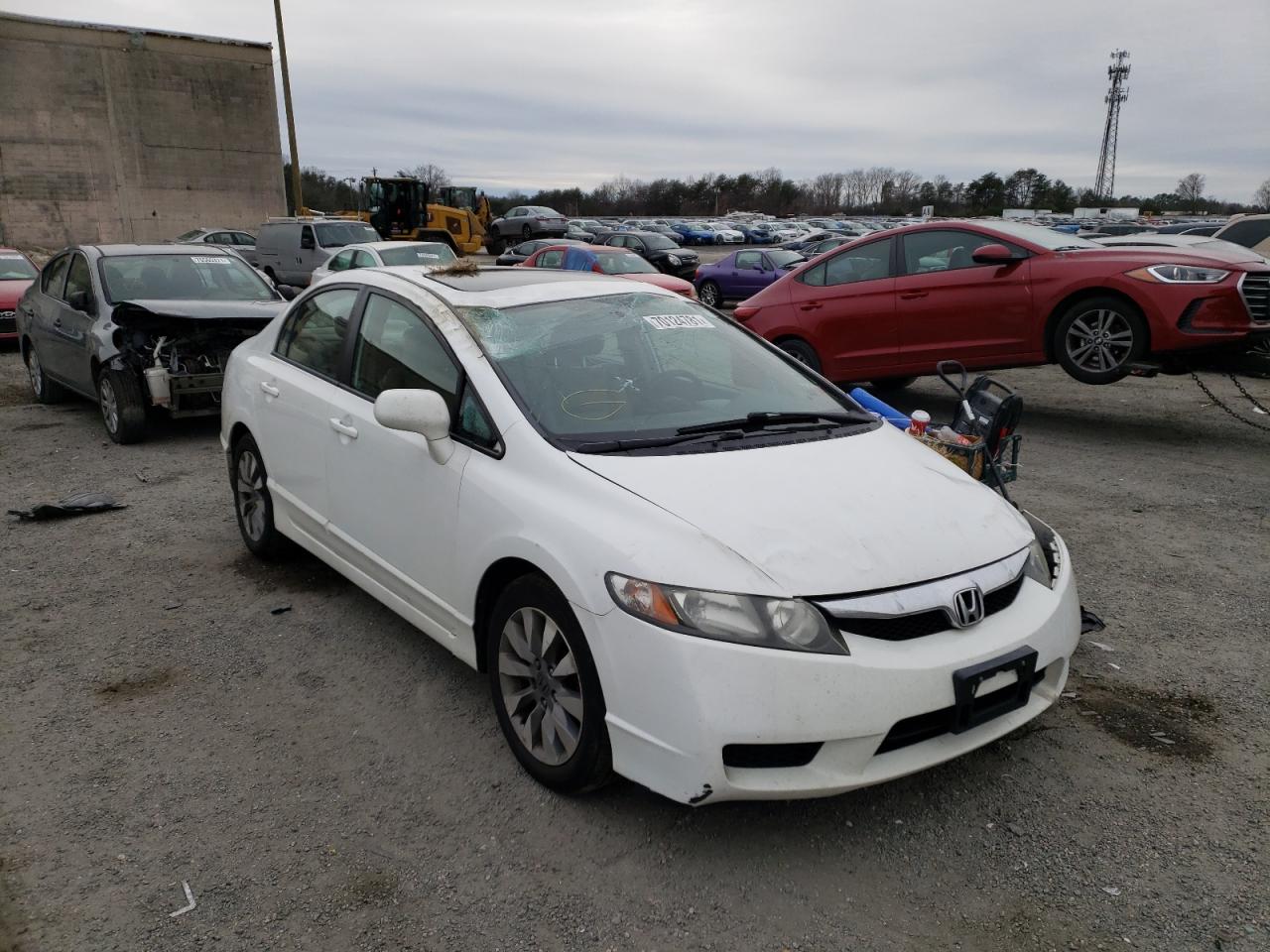 HONDA CIVIC EXL 2011 with VIN 19XFA1F92BE024376 - Photo from auction