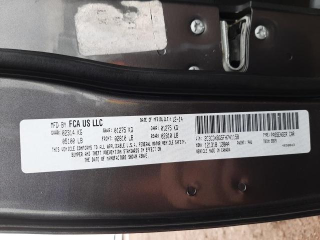 Photo 10 from auction – 2015 DODGE CHARGER SE with VIN 2C3CDXBG5FH741158