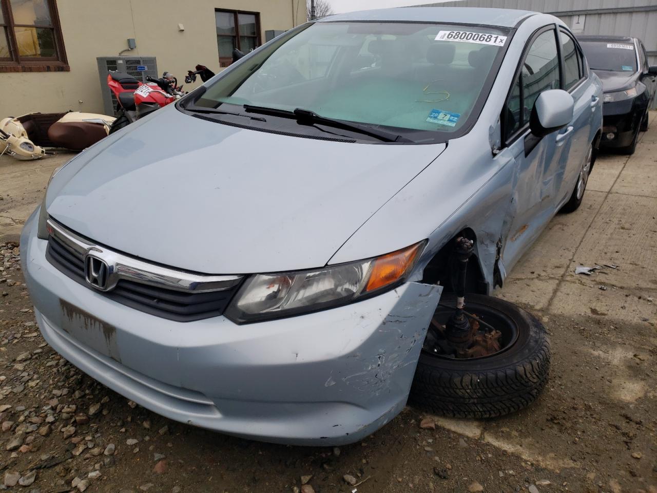 Photo 2 from auction – 2012 HONDA CIVIC LX with VIN 2HGFB2F54CH511263