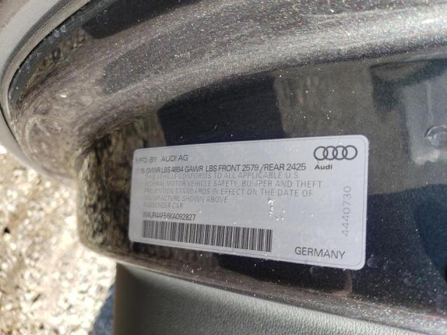 Photo 10 from auction – 2019 AUDI S5 PRESTIG with VIN WAUR4AF56KA092827