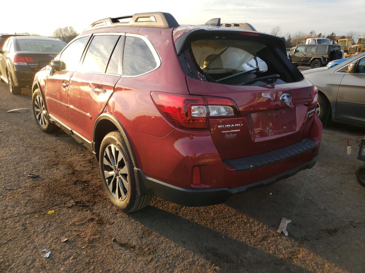 Photo 3 from auction – 2016 SUBARU OUTBACK 2. with VIN 4S4BSANC1G3222126