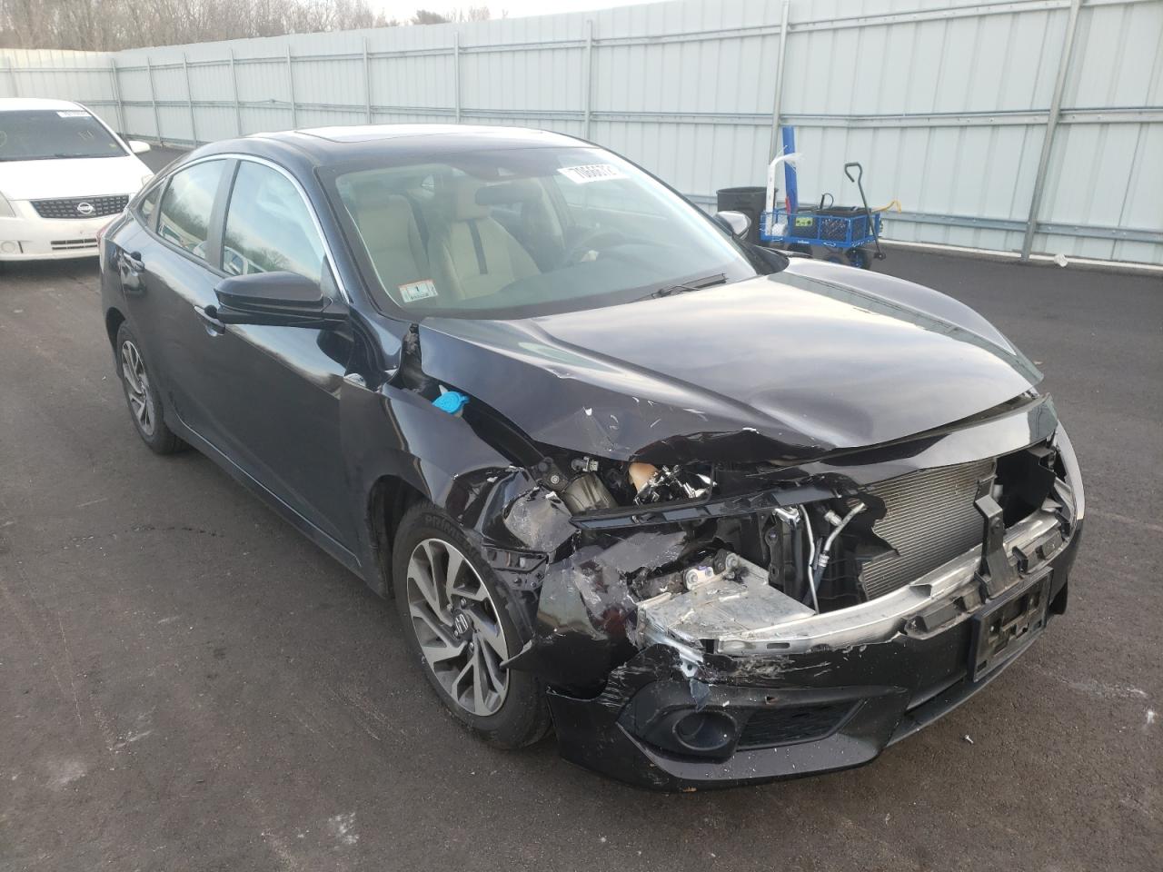HONDA CIVIC EX 2017 with VIN 19XFC2F89HE206592 - Photo from auction