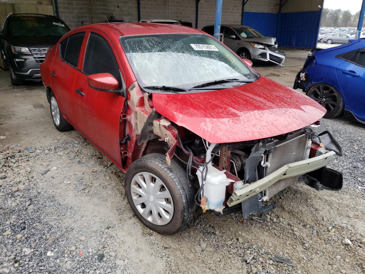 Photo 1 from auction – 2017 NISSAN VERSA S with VIN 3N1CN7AP8HL900729