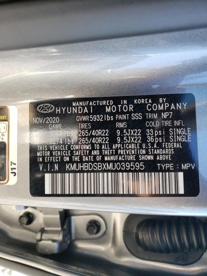 Photo 10 from auction – 2021 GENESIS GV80 BASE with VIN KMUHBDSBXMU039595