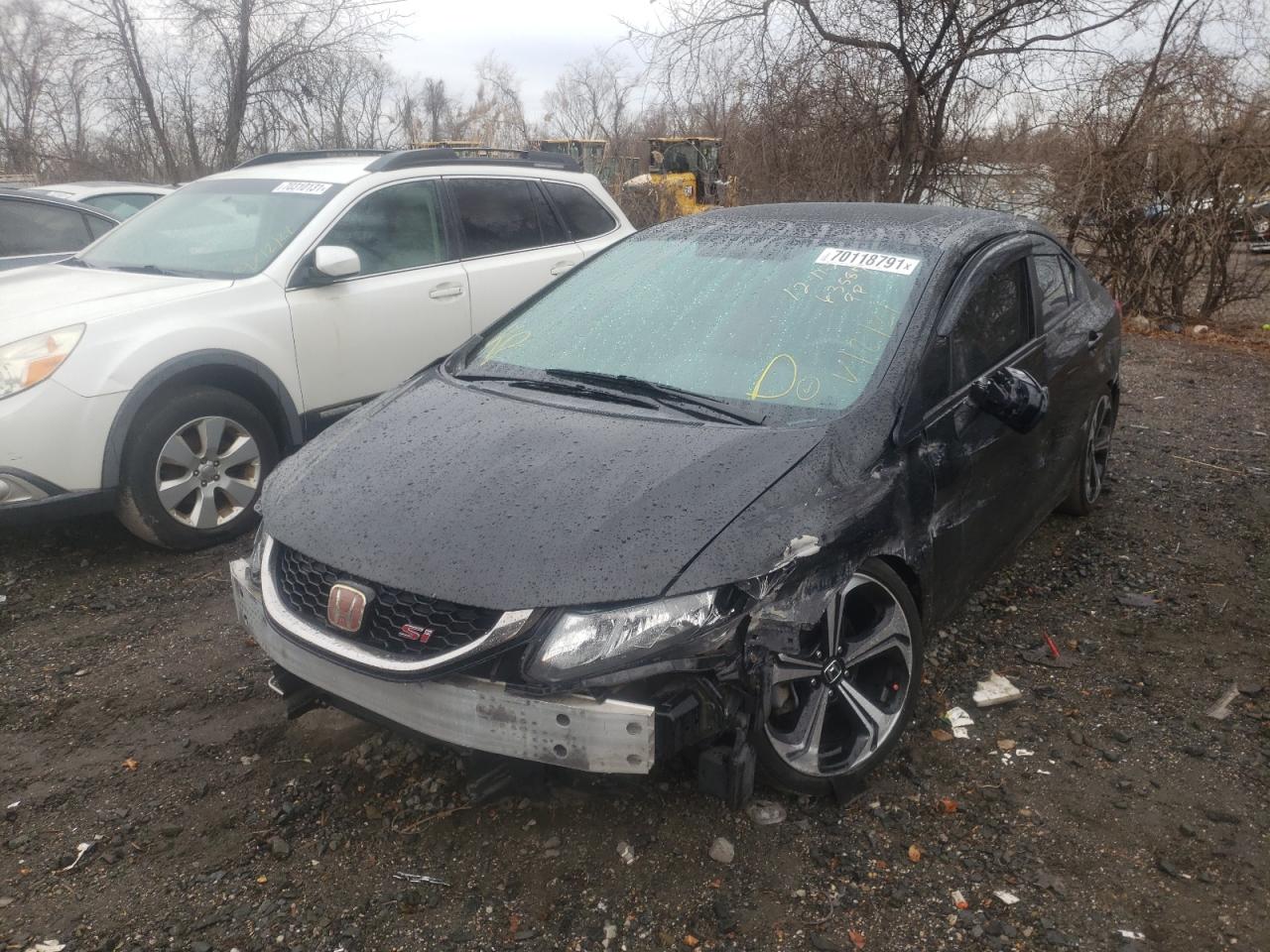 Photo 2 from auction – 2015 HONDA CIVIC SI with VIN 2HGFB6E53FH701763