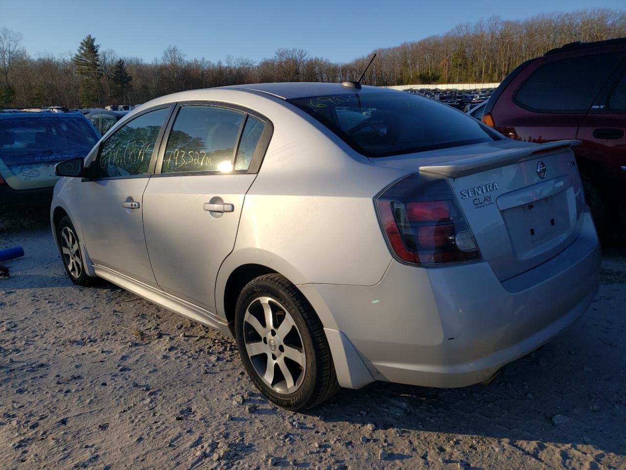 Photo 3 from auction – 2012 NISSAN SENTRA with VIN 3N1AB6AP3CL702756