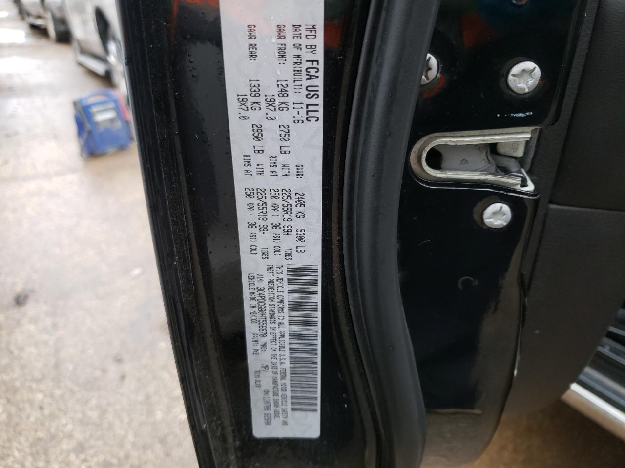 Photo 10 from auction – 2017 DODGE JOURNEY CR with VIN 3C4PDCGB0HT556870