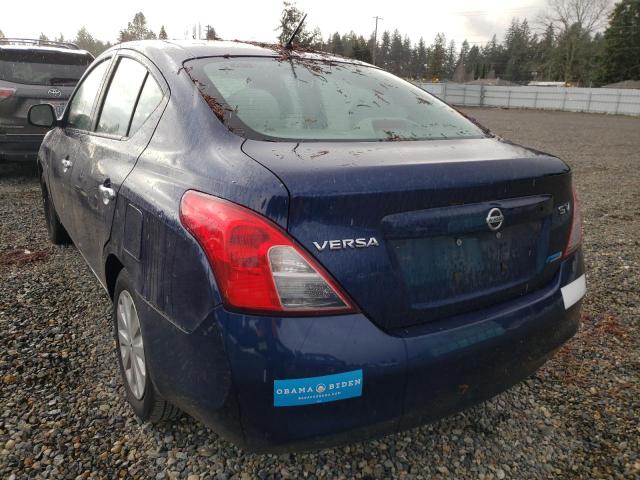 Photo 3 from auction – 2012 NISSAN VERSA S with VIN 3N1CN7AP3CL806122
