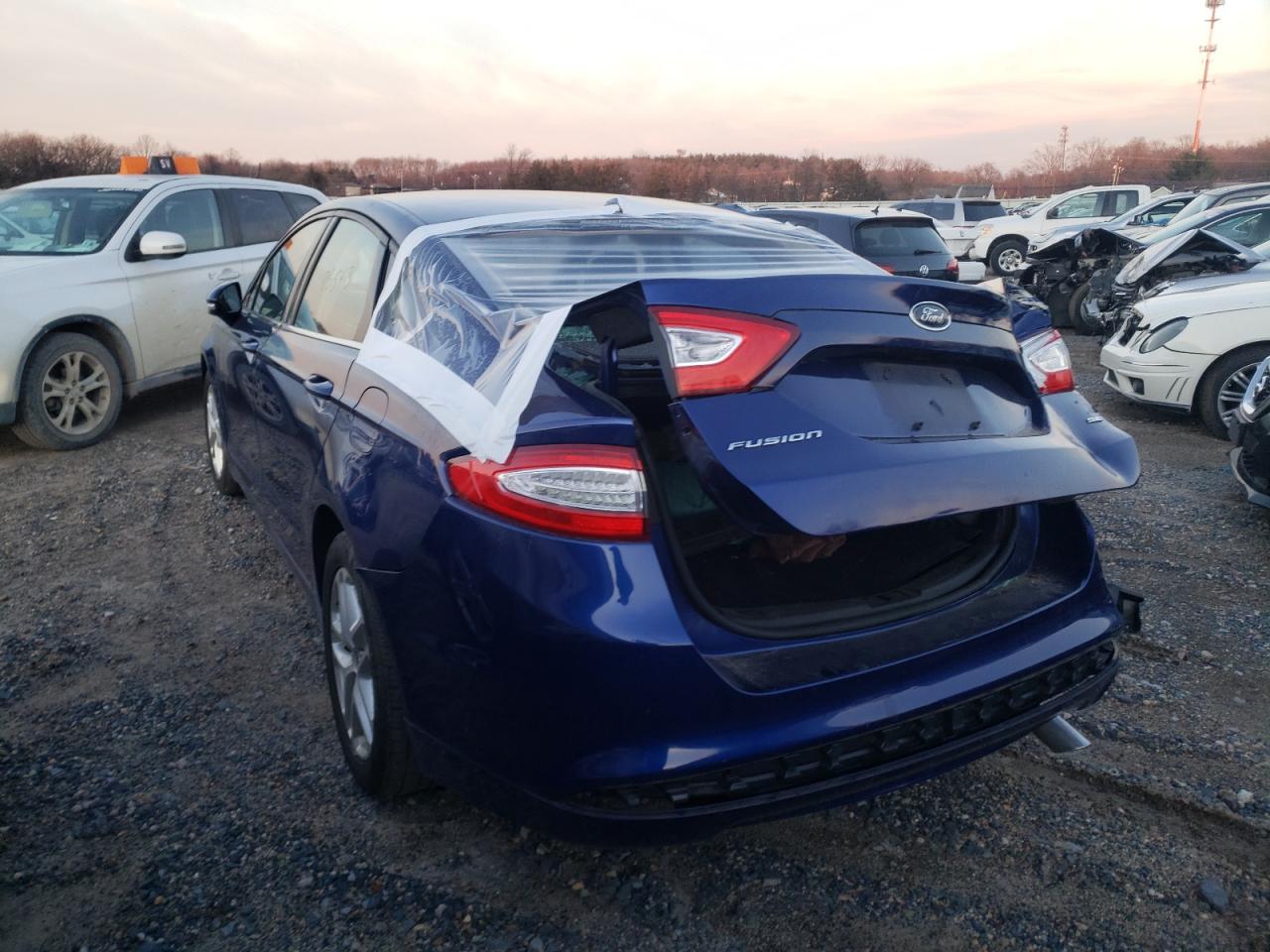 Photo 3 from auction – 2014 FORD FUSION SE with VIN 3FA6P0H70ER384589